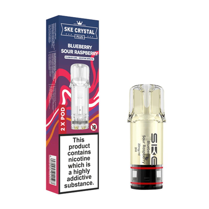 Blueberry Sour Raspberry SKE Crystal Plus Prefilled Pods