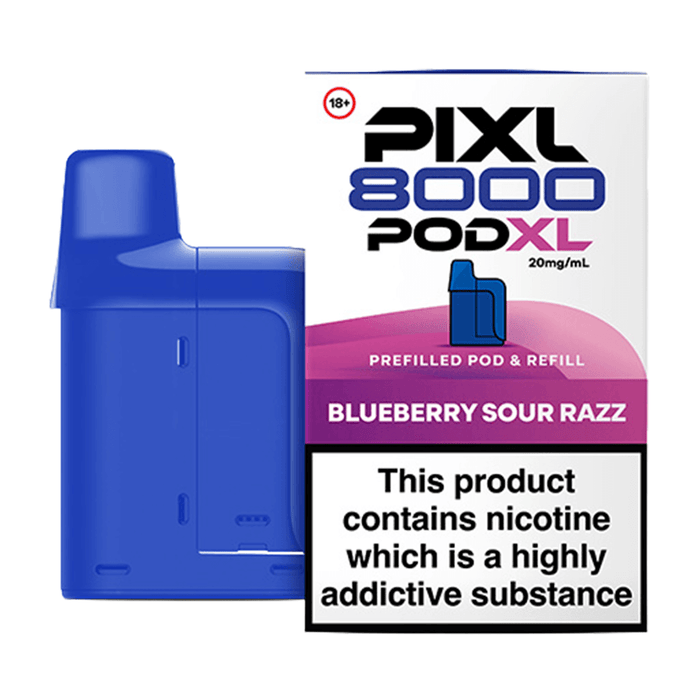 Blueberry Sour Raspberry PIXL 8000 Replacement Prefilled Pods