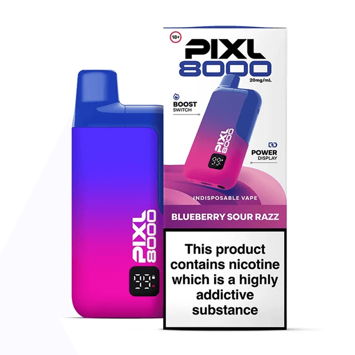 Blueberry Sour Razz PIXL 8000 Vape Kit