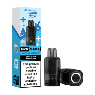 Hayati Pro Max+ 4K Replacement Pods - Blue Sour Raspberry
