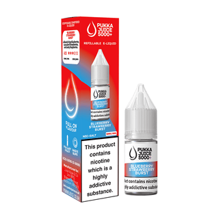 Blueberry Strawberry Burst Pukka Juice 5000 Vape Liquid