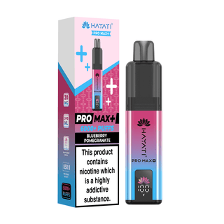 Blueberry Pomegranate Hayati Pro Max+ 6000 Puff Kit