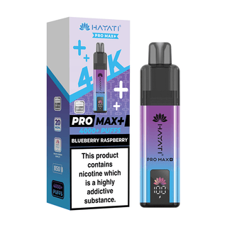 Blueberry Raspberry Hayati Pro Max+ 4K Prefilled Pod Vape Kit