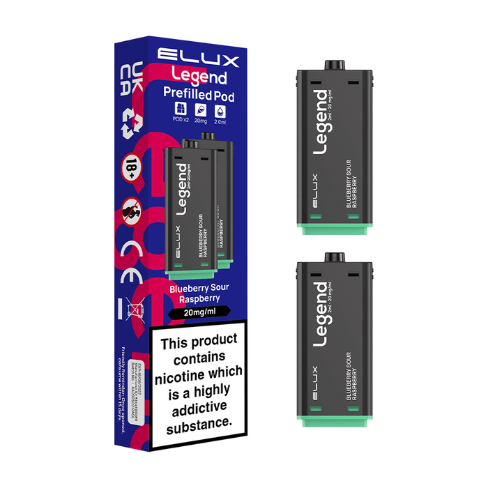 Elux Legend 1500 Prefilled Pods Blueberry Sour Raspberry