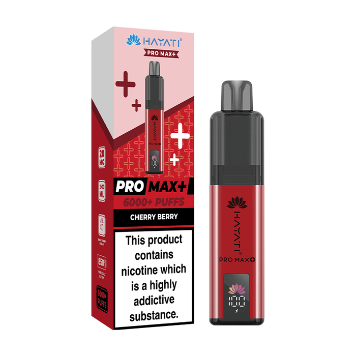 Cherry Berry Hayati Pro Max+ 6000 Puff Vape Kit