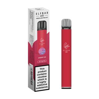 Cherry Ice Elf Bar 600 Prefilled Pod Kit