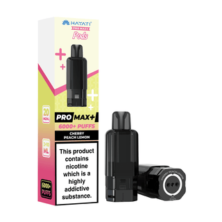 Cherry Peach Lemon Hayati Pro Max + 6000 Prefilled Pods