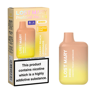 Cherry Peach Lemonade Lost Mary BM600 Prefilled Pod Kit