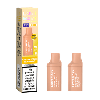 Cherry Peach Lemonade Lost Mary BM600 Prefilled Replacement Pod Refills