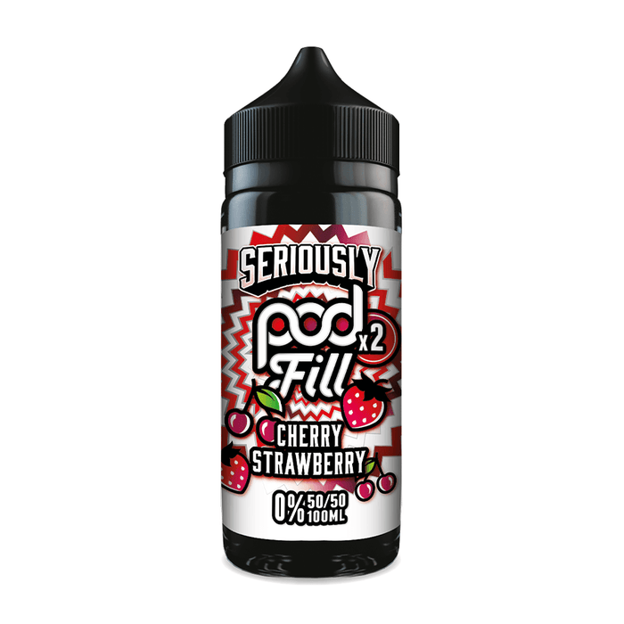 Cherry Strawberry Seriously Podfill X2 50:50 100ml by Doozy