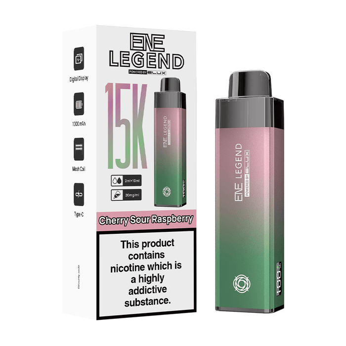 Cherry Sour Raspberry Elux ENE Legend 15K Prefilled Pod Kit
