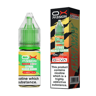 Citrus Mango Guava OX Passion Nic Salt E-Liquid by OXVA