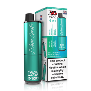 Classic Menthol IVG 2400 Rechargeable Kit