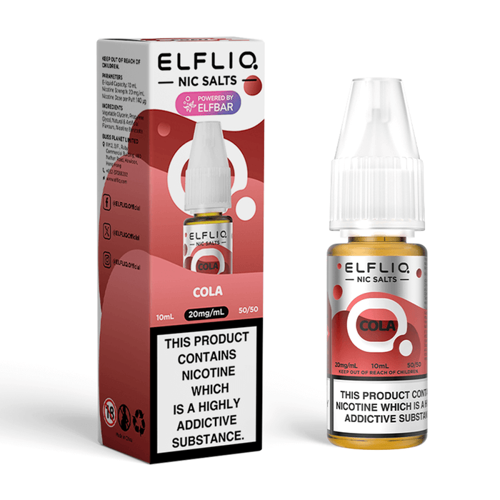 Cola Elfliq Vape Juice by Elf Bar - 4895258300936 - TABlites