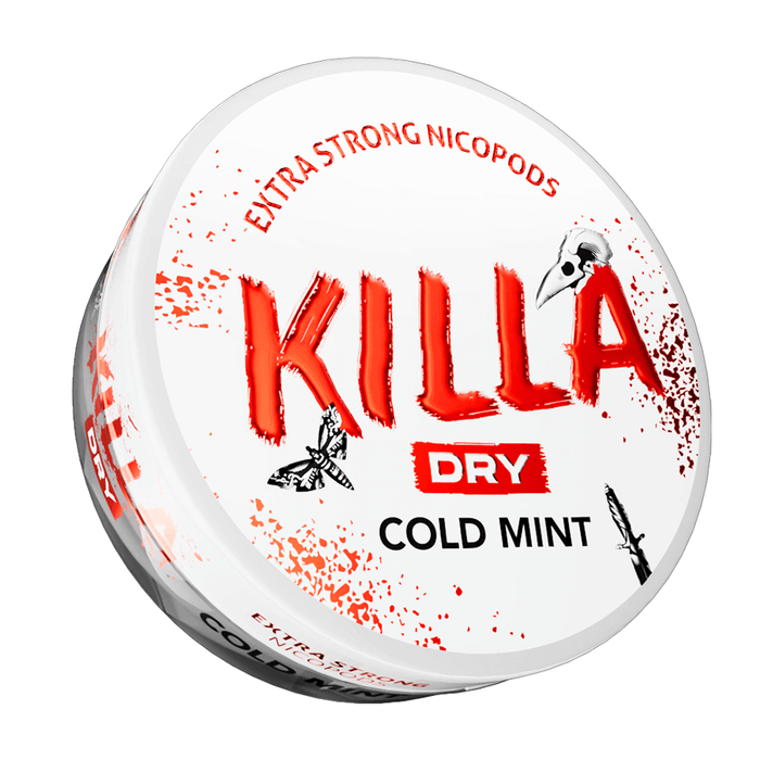 Killa Dry Nicotine Pouches - Cold Mint