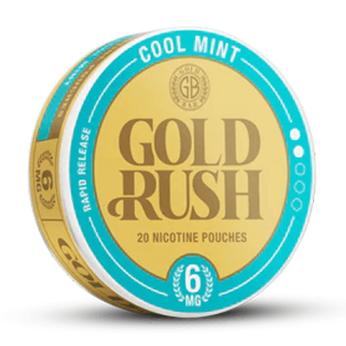 Cool Mint Gold Rush Nicotine Pouches by Gold Bar- 21508 - TABlites