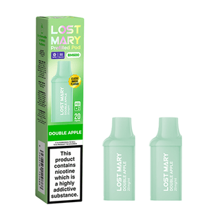 Double Apple Lost Mary BM600 Prefilled Replacement Pod Refills