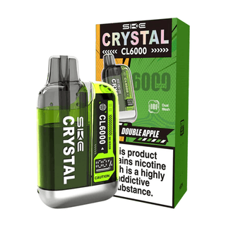 SKE Crystal CL6000 Big Puff Vape Kit - Double Apple