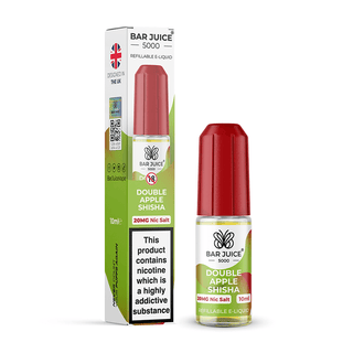 Double Apple Shisha Bar Juice 5000 Nic Salt E-Liquid