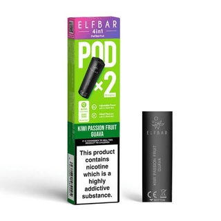 Elf Bar 4 in 1 Pods - Kiwi Passion Fruit Guava