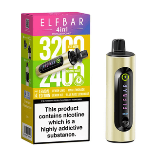 Elf Bar 4 In 1 Prefilled Vape Kit - Lemon Edition