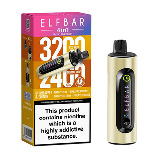 Elf Bar 4 In 1 Prefilled Vape Kit - Pineapple Edition