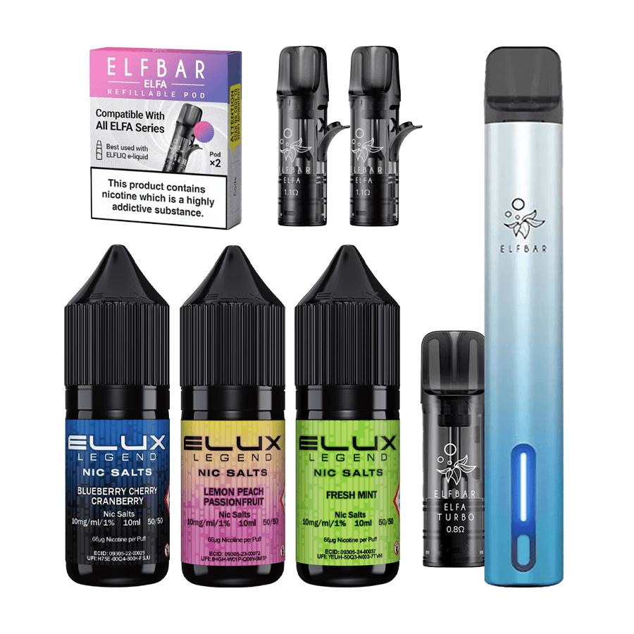 Elfa Turbo Vape Kit Bundle - Tablites Vape Store Elfa Turbo Vape Kit Bundle - Tablites Vape Store