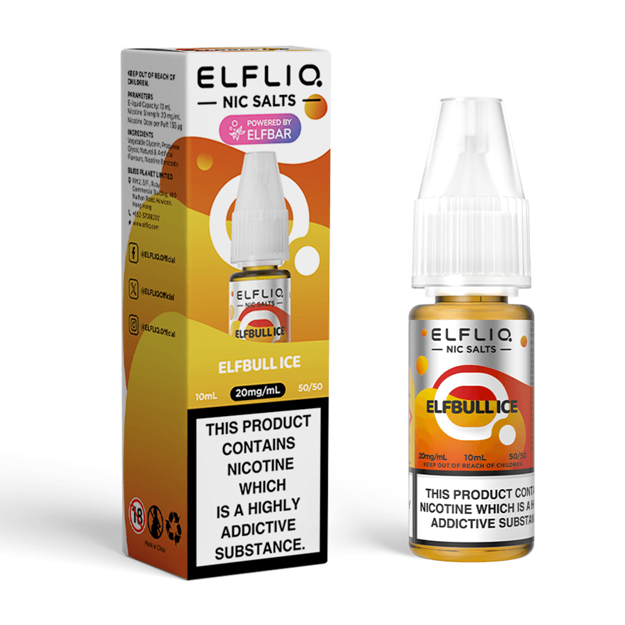 Elfbull Ice Elfliq Vape Juice by Elf Bar - from 3 Tablites Elfbull Ice Elfliq Vape Juice by Elf Bar - from 3 Tablites
