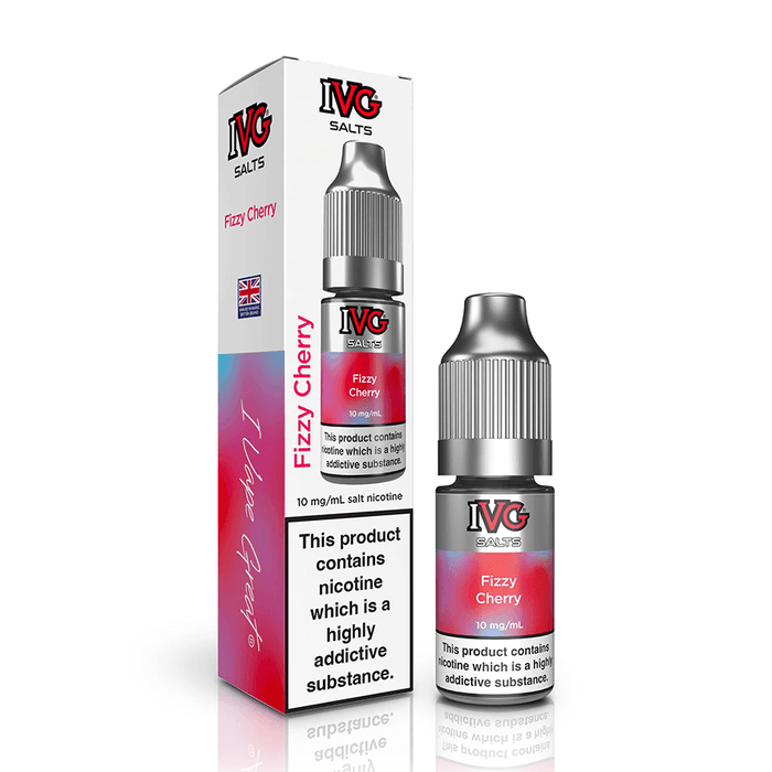 Fizzy Cherry Salts E - Liquid by IVG - 5056617586586 - TABlites