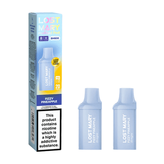 Fizzy Pineapple Lost Mary BM600 Prefilled Replacement Pod Refills