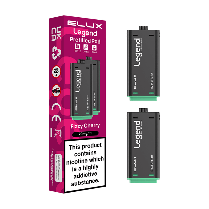 Elux Legend 1500 Prefilled Pods Fizzy Cherry