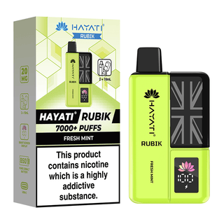 Fresh Mint Hayati Rubik 7000 Puff Vape Kit