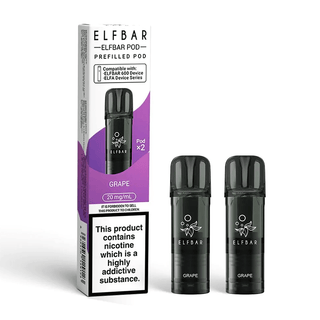 Grape Elfbar 600 Prefilled Pods 20mg