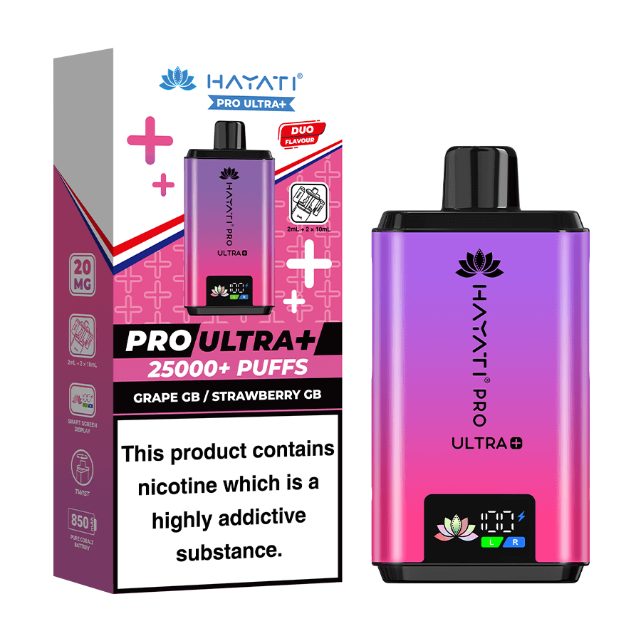 hayati pro ultra box of 5 Hayati Pro Ultra Plus 25000 Vape Kit Box of 5