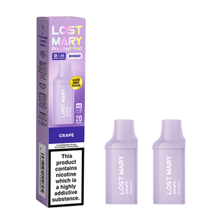 Grape Lost Mary BM600 Prefilled Replacement Pod Refills