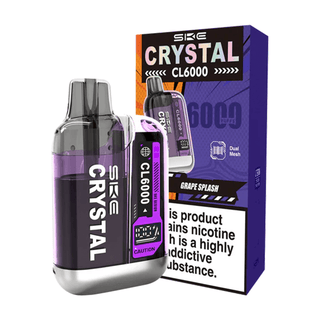 SKE Crystal CL6000 Big Puff Vape Kit - Grape Splash