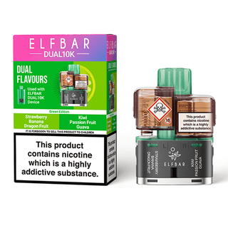 Green Edition Elf Bar Dual 10K Refill Pods