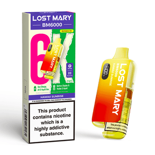 Hawaii Sunrise Lost Mary BM6000 Prefilled Pod Kit