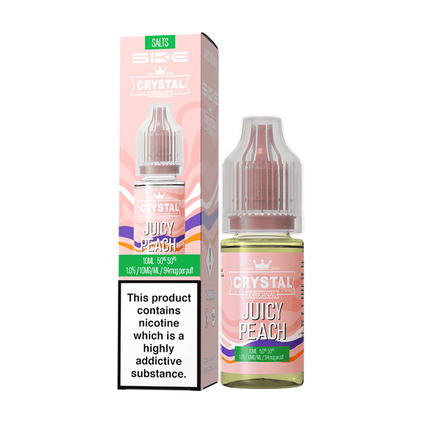 elf bar vape uk Juicy Peach Crystal Vape Juice by SKE