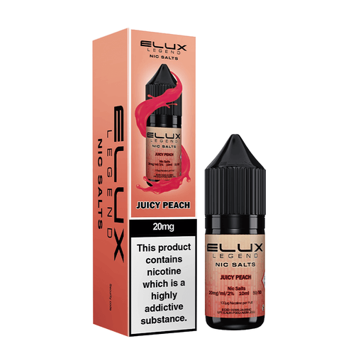 Juicy Peach Elux Legend Vape Juice - 22473 - TABlites