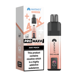 Juicy Peach Hayati Pro Max+ 4K Prefilled Pod Vape Kit