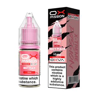 Juicy Peach OX Passion Nic Salt E-Liquid by OXVA