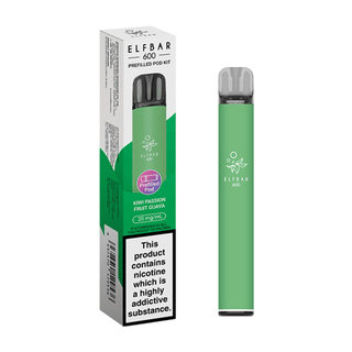 Kiwi Passion Fruit Guava Elf Bar 600 Prefilled Pod Kit