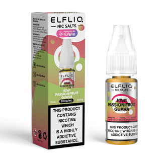 Kiwi Passion Fruit Guava Elfliq Nic Salt Vape Juice by Elf Bar