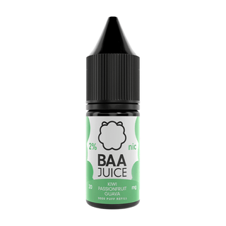Kiwi, Passionfruit, Guava E-Liquid by Baa Juice