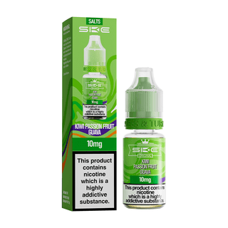 Kiwi Passion Fruit Guava Crystal Nic Salt E-Liquid by SKE