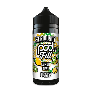 Lemon Kiwi Seriously Podfill X2 50:50 100ml by Doozy