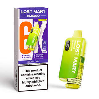 Lemon Lime Lost Mary BM6000 Prefilled Pod Kit