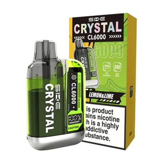 SKE Crystal CL6000 Big Puff Vape Kit - Lemon & Lime