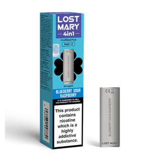 Lost Mary 4 in 1 Prefilled Pods - Blueberry Sour Raspberry